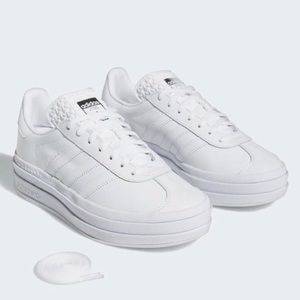 adidas Gazelle Bold Triple White